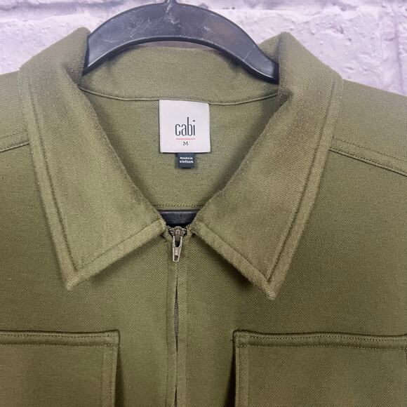 CAbi Squad Romper Olive Green Shorts Jumpsuit - Picture 5 of 9